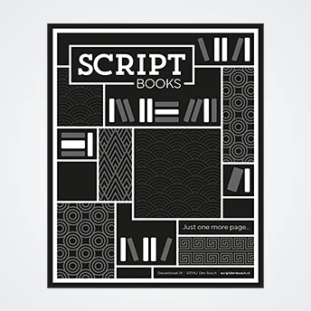 Huisstijl voor SCRIPT Books in Den Bosch